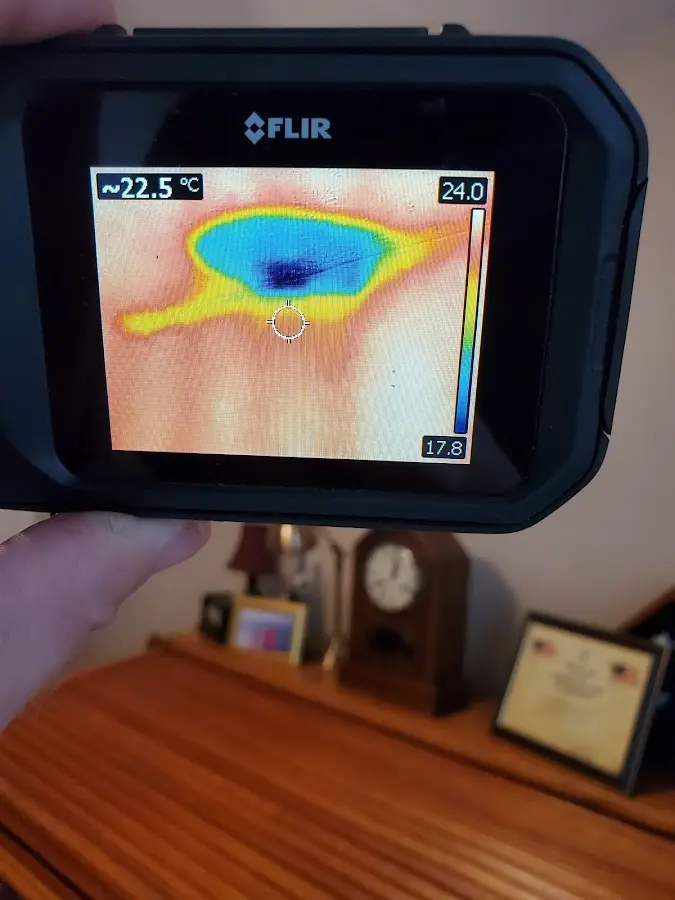 Thermal imaging inspection for water damage in Ellenton